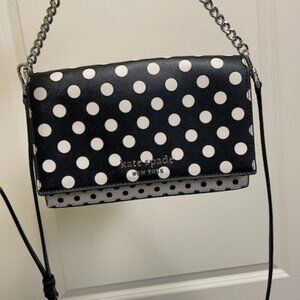 Black & White Polka Dot Kate Spade Crossbody